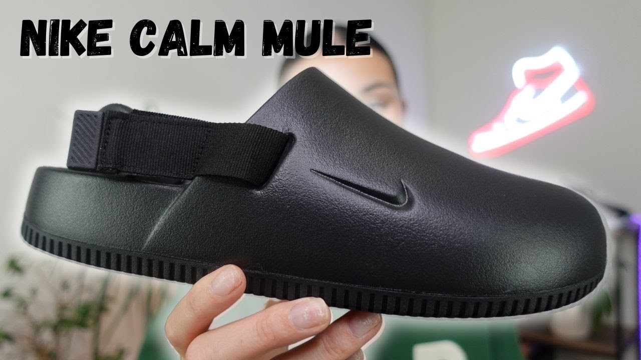 NIKE CALM MULE! Review & On Foot - YouTube