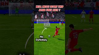 Messi's Curve 😱 - Free Kick ! #shorts #messi #fcmobile
