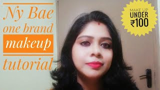 Ny bae one brand make up tutorial for beginners|make up under budget