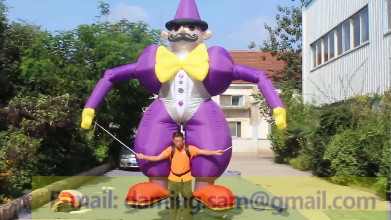 inflatable costume mascots for parade 14 YouTube