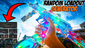 RANDOM LOADOUT GENERATOR CHALLENGE in BLACK OPS 6!