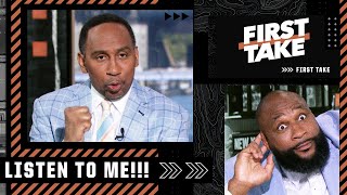 LISTEN TO ME!!! - Stephen A. tells Swagu he isn't worried about the Patriots yet | First Take