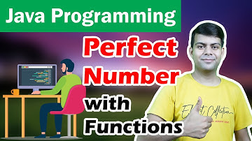 Perfect Number in Java using Functions | Java Program #ImportantTips | Computer