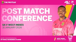 SA vs West Indies 3rd T20I - Press Conference