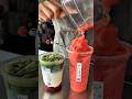 Strawberry Matcha vs Strawberry Smoothie! Which one are you grabbing?