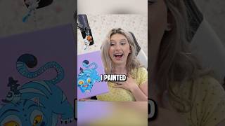 HappyGal Shows Off New Paintings 🎨 #happyhappygal #painting #art #streamers