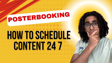 How to Schedule Content 24 7 with PosterBooking 2025
