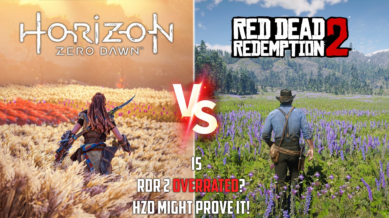 RDR 2 VS Horizon Zero Dawn | Is RDR 2 Overrated? HZD Might Prove It | Graphics + Details Comparison