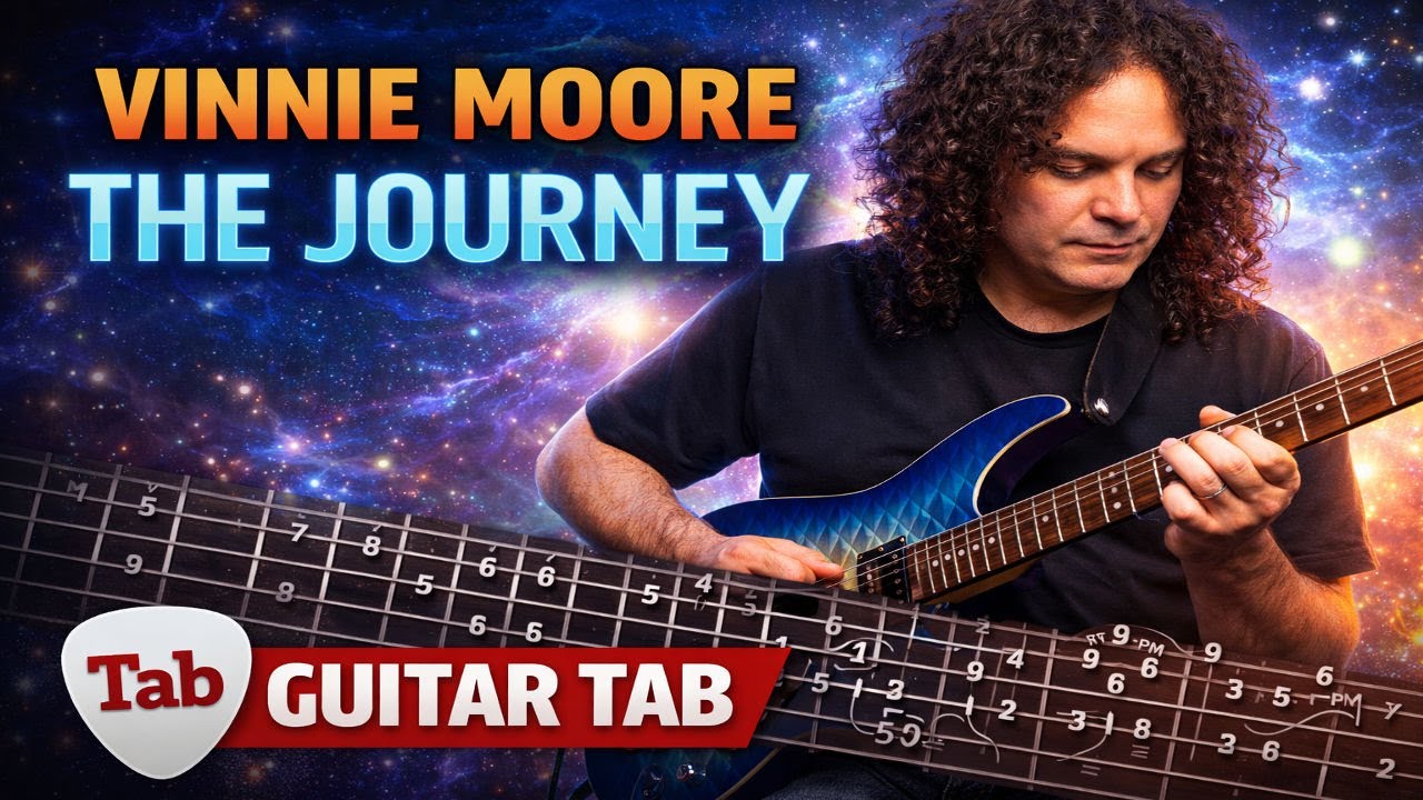 Guitar Tab: Vinnie Moore - The Journey - YouTube