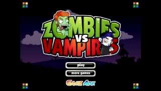Zombies vs Vampires Online (Free Game: ARCADEpolis.com) screenshot 1