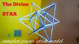 The Divine Star | paper stick maths model