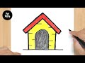 #580 How to Draw a Dog House - Easy Drawing Tutorial