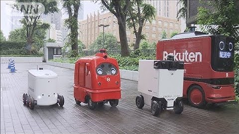 自動走行の宅配ロボット　公道で実証実験へ(19/06/25)