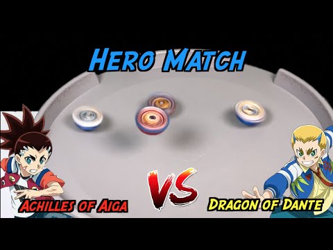 Beyblade Hero MatchㅣAgia vs Danteㅣ서아진 vs 드럼 Achilles vs Dragonㅣ 히어로 스페셜