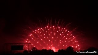 Sakata Hanabi Show 2013 | Fireworks exploding in the sky and water | Japan HD