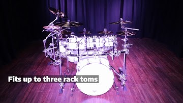 GCS302C  Chrome Series Front Curved Rack