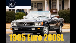 1985 Mercedes Benz 280SL Video Segment - The MB Market