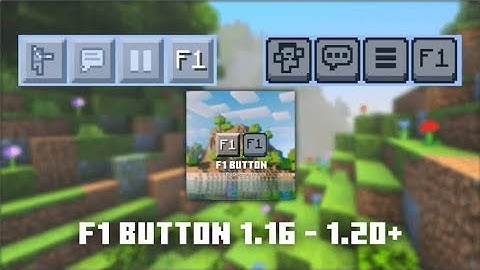 F1 Button For MCPE 1.21.80+ 🔥☠️