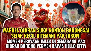 Download Lagu Heboh! Mas Gibran terharu teringat masa kecil nonton Barongsai hingga memborong Kapas Hello Kitty MP3