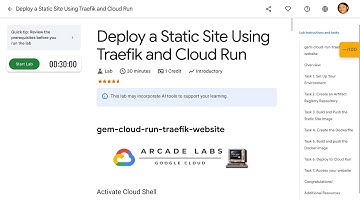 Deploy a Static Site Using Traefik and Cloud Run