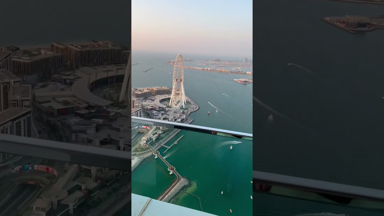 Amazing Dubai views from the 71st floor