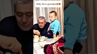 Purest Affection For Grandpa❤ #Grandpa #Granddaughter #FamilyBond #PureLove #FamilyMoments