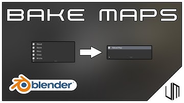 How to BAKE TEXTURE MAPS in Blender