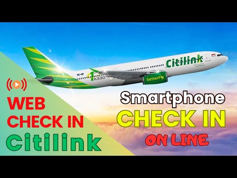 Mudah‼️Cara check in online Citilink pake smartphone 