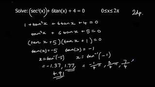 Trigonometric Identities 2