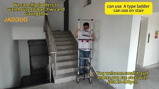 A25.0 Handrail telescopic ladder1.1+1.4