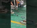 Industrial Ribbon Mixer Caster Installation #ribbonblender #ribbonmixer #installation #factory