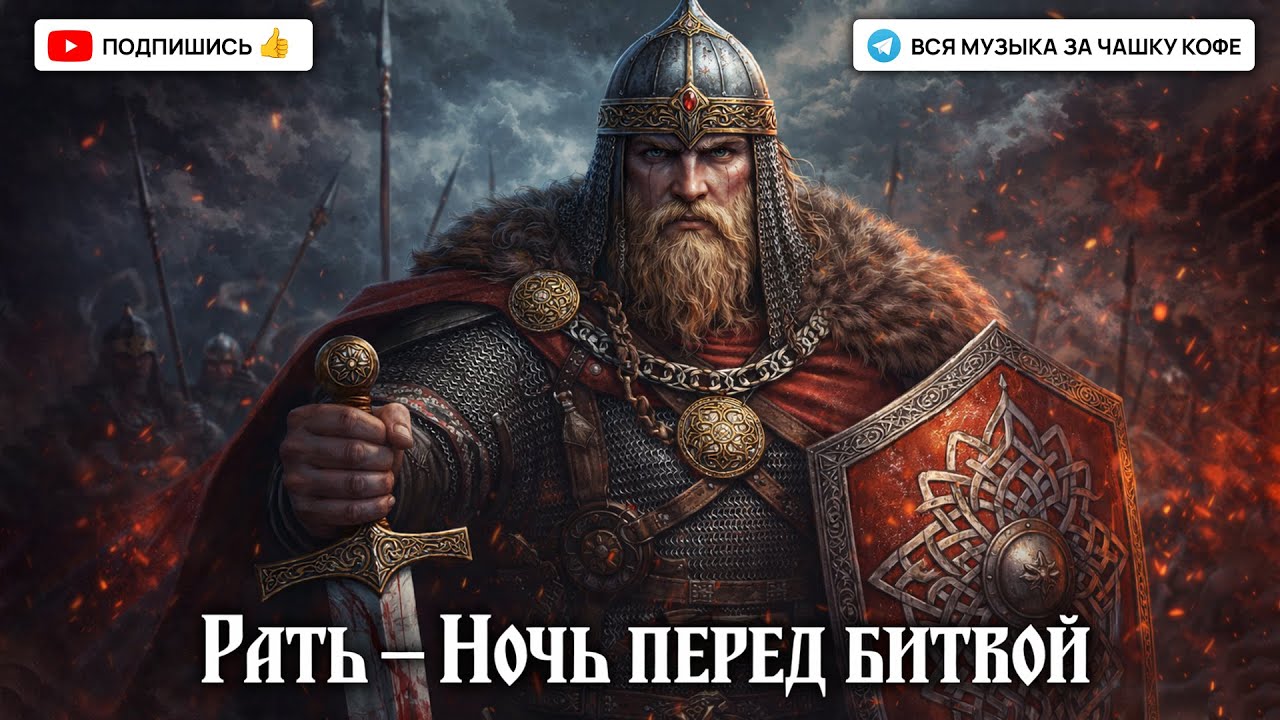 РАТЬ — Ночь перед битвой | Славянский фолк-рок о тишине перед боем