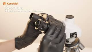 Kentfaith 40X 5000X Compound Trinocular Optical Microscope   Unboxing, Review