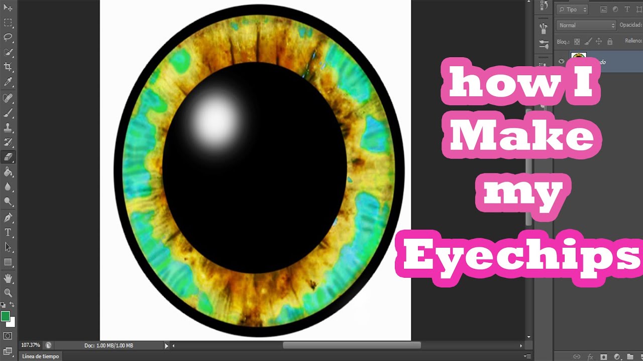 Behind the Scenes Making Eye Chips