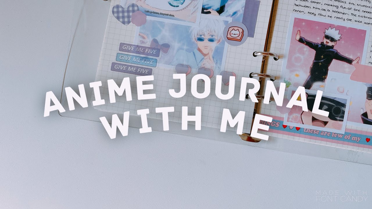 anime journal with me | ✨gojo satoru✨