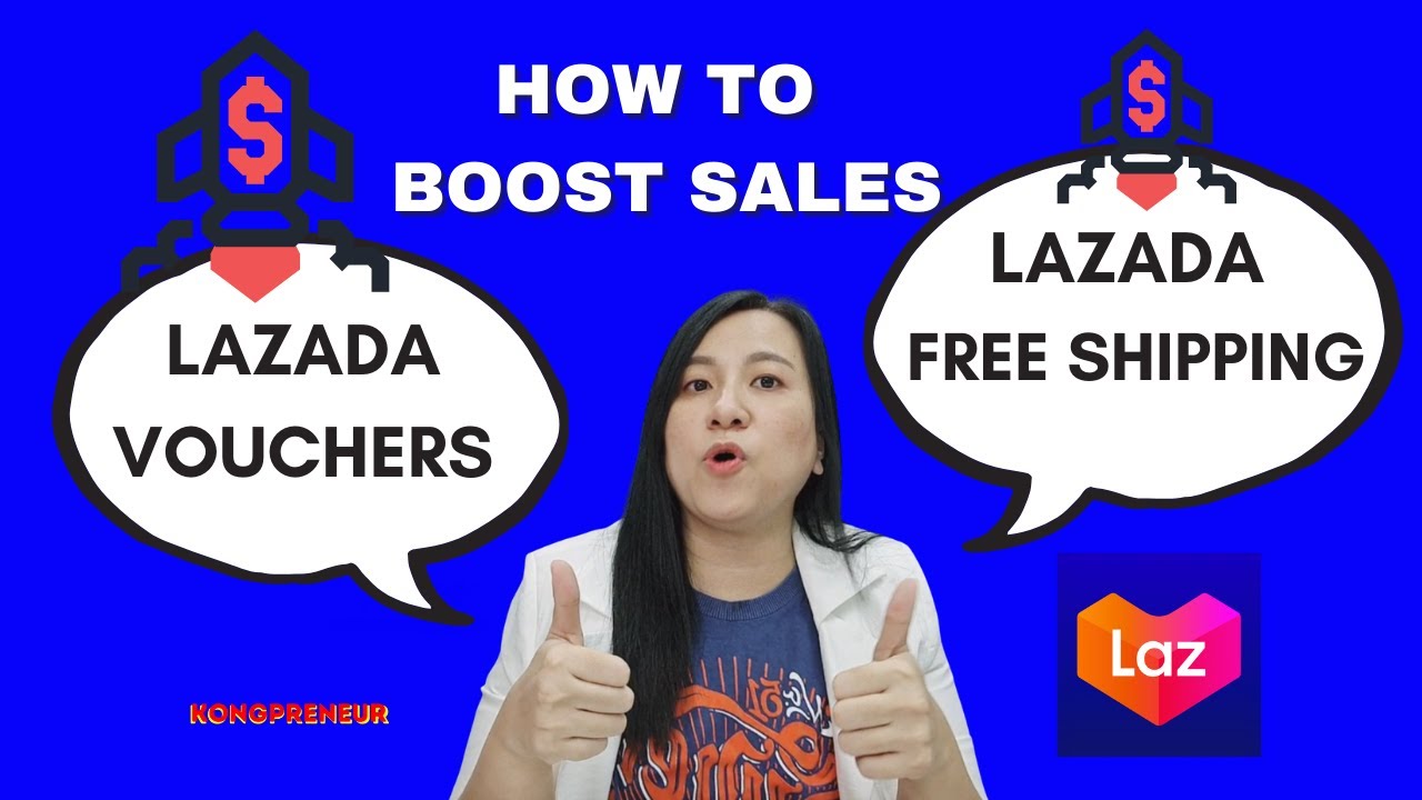 How To Increase Online Sales In Lazada with Lazada Voucher & Free Shipping