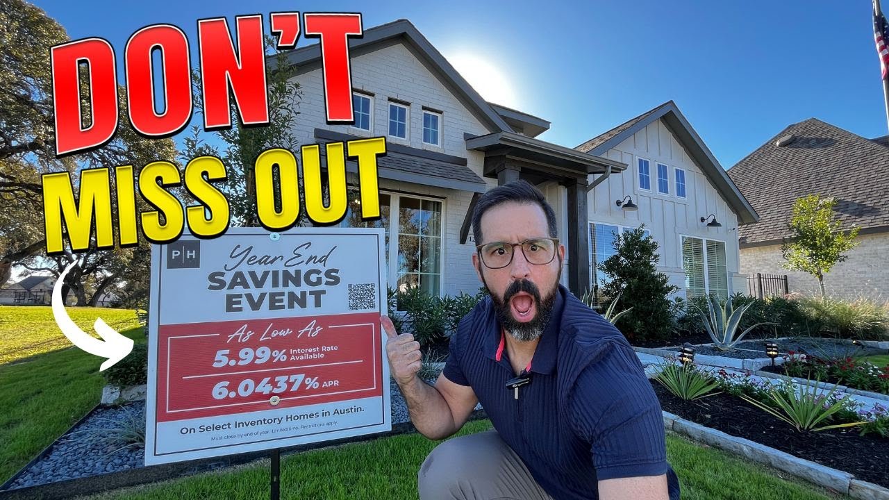 MASSIVE Year End Savings on These AUSTIN TEXAS New Construction Homes
