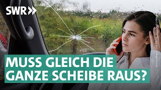 Autoscheibe reparieren: Die Handwerker-Stichprobe | Marktcheck SWR