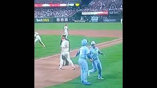 KC score touchdown over St. Louis #rbi #score #hitting #royals #cards #showmeseries