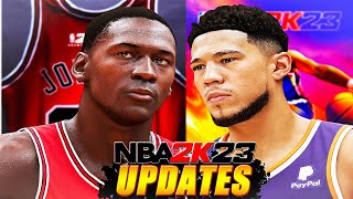 NBA 2K23 UPDATES TODAY! 2K23 LIKENESS UPDATES, MJ COVERS & TRAILERS, WNBA EDITION, & OLDER 2K GAMES!