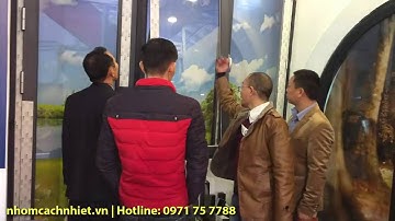 Cửa Nhôm Cầu Cách Nhiệt | Vietbuild 2016