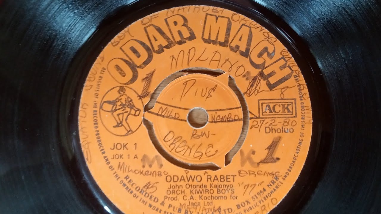 ODAWO RABET, by JOHN OTONDE.ODAR MACH 01 SIDE A.ORCH.KIWIRO BOYS BAND