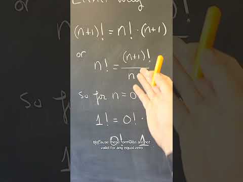 Using recursive formulas for the factorial to find the value of 0! Episode cover