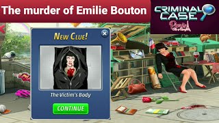 Criminal case: Paris | City of Romance | Introduction | Trial case | The murder of Emilie Bouton screenshot 5