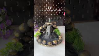 DIY shiva Incense Backflow #sorts #viralshort #viralvideo #backflow #handmade #clayart #diy #craft