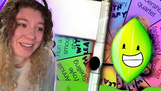 Leafys 1st Day Hosting Went As CRAZY As You Expect... | BFDIA 22: I'm the Main Character *REACTION*