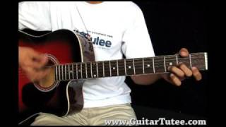 Video thumbnail of "Dont Go Away  (of Oasis, by www.GuitarTutee.com)"