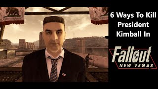 Fallout New Vegas: 6 Ways to Kill President Kimball