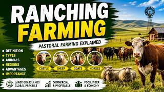 Ranching Farming | Meaning | Types | Characteristics | Advantages | Ranching Farming Kya Hota hai?