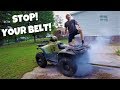 EPIC FOUR WHEEL DRIVE BURN OUT!